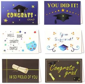 img 3 attached to Get 36-Pack Konsait Graduation Greeting Cards 👏 Set with Envelopes - Congratulate Grad in Style!