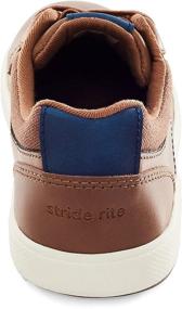 img 2 attached to 👞 Boys' Brown Oxford Shoes by Stride Rite