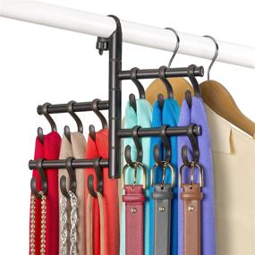 img 1 attached to Lynk Hanging Pivoting Accessory Organizer