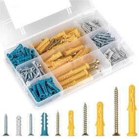 img 4 attached to 🔒 Organize and Secure with KURUI Anchors: Assorted Galvanized Organizer