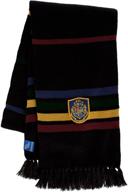 authentic harry potter hogwarts scarf with patch - perfect for adults and kids logo