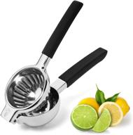 🍋 lemon squeezer juicer - premium quality, restaurant grade - also for lime & orange squeezing - durable, luxurious, easy to clean - last hand juicer citrus squeezer you'll ever need logo