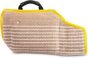 img 4 attached to 🐶 Durable Dog Bite Sleeve - Strong Jute Training Equipment for Medium to Large Dogs (German Shepherd, etc.) - Perfect for K9, IPO, Schutzhund & Puppy Training - Safe Padded Biting Sleeve for Either Arm: Find the Best Quality Here!