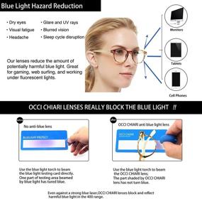 img 2 attached to 👓 OCCI CHIARI Unisex Lightweight Progressive Reading Glasses with Blue Light Blocking Technology