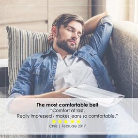 img 3 attached to 👖 FreeBelts - Hassle-Free Buckleless Comfort for Men and Women