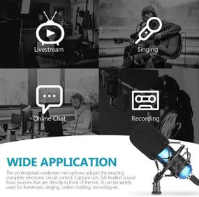 img 1 attached to 🎙️ Neewer NW-8000-USB: Профессиональный 24-битный USB-микрофон для онлайн-трансляций, игр, подкастов и озвучивания.