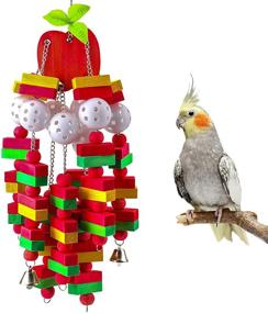 img 4 attached to Yesland Bird Chewing Toy Bells
