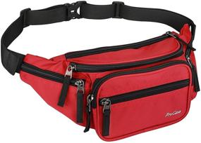 img 4 attached to ProCase Fanny Pack Waist Packs for Men and Women 🎒 - Versatile Waist Bag for Travel, Hiking, Running, and Outdoor Sports