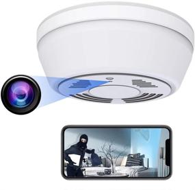img 4 attached to Covert HD 1080P WiFi Hidden Camera - Smoke Detector Design with 180 Days Standby, Night Vision, Motion Detection, Real-Time View, and Nanny Cam Function