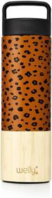 img 4 attached to 🚀 Welly Traveler 18oz: Vacuum Insulated &amp; Infusing Stainless Steel Bamboo Water Bottle, Triple Wall Design, Wide Mouth, BPA Free