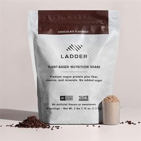 img 3 attached to 🌱 LADDER Plant-Based Protein Shake: 20G Pea Protein, Dairy-Free Meal Replacement, Vegan Powder, NSF Certified, Delicious Chocolate Flavor - No Added Sugar, 30 Servings