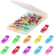 colorful 50 pcs multipurpose sewing 🧵 clips for quilting, fabric crafts, and more logo