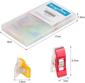 img 3 attached to Colorful 50 PCS Multipurpose Sewing 🧵 Clips for Quilting, Fabric Crafts, and More