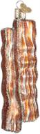 🎄 glass blown bacon strips ornaments for christmas tree by old world christmas: enhance your holiday décor! логотип