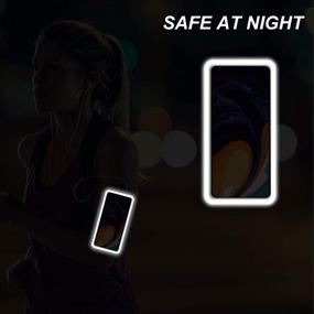 img 2 attached to 🏃 Sweatproof Running Armband for Samsung Galaxy A60/A51/A50/A32/A30/A20/A10E/A10/A9/A9 Pro/M11/M21/M31 - Keep Your Samsung Phone Secure and Accessible During Workouts (Black)