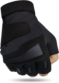 img 2 attached to FANGIER Fingerless Lightweight Breathable Motorcycling Sports & Fitness