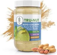 🥜 tru-nut peanut butter keto collagen protein powder, 10.6 oz logo