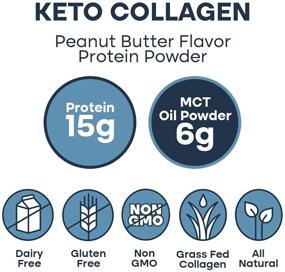 img 3 attached to 🥜 Tru-Nut Peanut Butter Keto Collagen Protein Powder, 10.6 oz