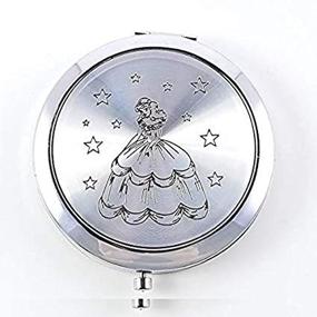 img 2 attached to Quinceanera Silver Compact Mirror Design