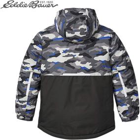 img 1 attached to 🧥 Eddie Bauer Boys Waterproof Coat: Fashionable Jackets & Coats for Boys