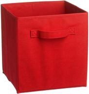 🔴 premium red closetmaid cubeicals fabric drawer: optimal storage solution for your closet logo