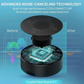 img 3 attached to CMTECK ZM330 USB Microphone Speakers: Enhanced 360° Voice Pickup for Efficient Streaming, VoIP Calls, Skype, and Interviews