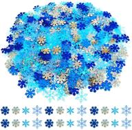christmas snowflakes confetti decorations birthday logo