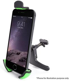 img 2 attached to MaximalPower Car Phone Mount - Easy Clamp Air Vent Holder 📱 for iPhone 4/4s/5/5c/5s/6/6+/7, Samsung Galaxy S3/S4/S5/S6/ Edge, Samsung Note 2/3/4 - Hands-Free Cradle