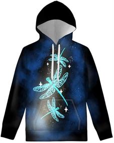 img 2 attached to WELLFLYHOM Boys' Hoodies Sweater Outfits - 👕 Fashionable Sweatshirts for Hoodies & Sweatshirts Boys' Clothing