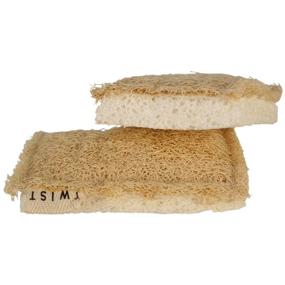 img 4 attached to Twist 278463 Cleaning Loofah Sponge 🧽 2 Pack: Effortless Dirt and Grime Removal