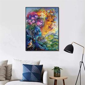 img 3 attached to 🦋 5D Diamond Painting Kit - Full Diamond Butterfly Fairy Embroidery Rhinestone Cross Stitch DIY Arts Craft for Home Wall Decor - Size: 11.8x15.8 inch