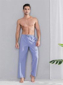 img 1 attached to 🌙 Experience Supreme Comfort with DAVID ARCHY Cotton Pajama Moonlight: The Perfect Men's Sleep & Lounge Attire