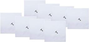 img 3 attached to 🎅 Retreez Initial Monogrammed Handkerchiefs: Perfect Christmas Men's Accessories
