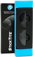 🔍 reusable sticktite instant stick-on bifocal lens: adhesive reading magnifier for sunglasses, goggles, and more logo