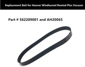 img 3 attached to Hoover UH70200 Windtunnel Rewind Plus Vacuum Belt Replacement 562289001 AH20065 (Pack of 2)