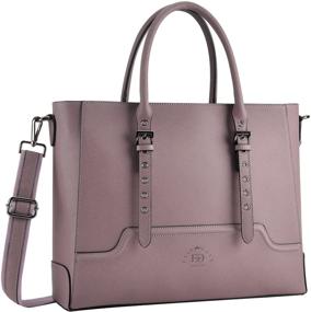 img 4 attached to 👜 EaseGave Laptop Bag for Women: Stylish 15.6 17 Inch Tote with Professional Compartment