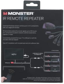 img 2 attached to 📱 Enhance Your Remote Control Range with Monacor Monster IR Remote Control Extender KIT B in Black (MHX1-1007-BLK)