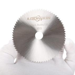 img 3 attached to 🔪 Versatile and Precise: 3 Inch HSS Circular Saw Blade 72T for Cutting Wood, Plastic, Metal, and Tile with 3/8 Inch Arbor