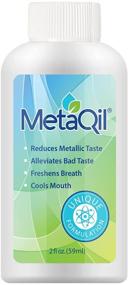 img 4 attached to MetaQil Oral Rinse: Natural Relief for Metallic and Bitter Taste Disorders | Freshens Breath | Travel-Friendly 2 oz Bottle