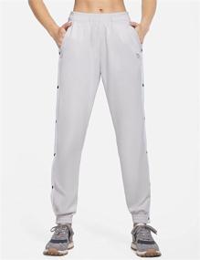 img 2 attached to 🩳 BALEAF Women's Tear-Away Warm-Up Pants: Comfy Tapered Sweatpants with Pockets, Ideal for Active Workouts