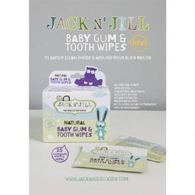 img 1 attached to 👶 Jack N' Jill Baby Gum & Tooth Wipes: Neutral, All-Natural & Safe - 100% Soft Cotton, Steam Sterilized - Gently Textured for Oral Care - Fluoride, Sugar, Parabens Free - 25 Pack