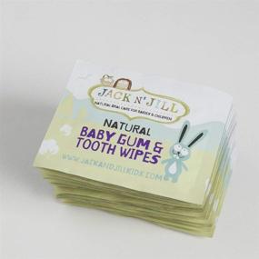 img 2 attached to 👶 Jack N' Jill Baby Gum & Tooth Wipes: Neutral, All-Natural & Safe - 100% Soft Cotton, Steam Sterilized - Gently Textured for Oral Care - Fluoride, Sugar, Parabens Free - 25 Pack