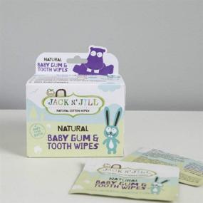 img 3 attached to 👶 Jack N' Jill Baby Gum & Tooth Wipes: Neutral, All-Natural & Safe - 100% Soft Cotton, Steam Sterilized - Gently Textured for Oral Care - Fluoride, Sugar, Parabens Free - 25 Pack
