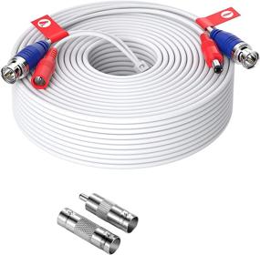 img 4 attached to 🔌 ZOSI 1 Pack 100ft 2-in-1 Video Power Cable: BNC Extension for Security Cameras (Included BNC Connectors and RCA Adapters)