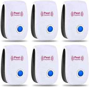 img 4 attached to 🪴 6 Pack Ultrasonic Pest Repellers – Indoor Pest Control Repellent for Mice, Bugs, Cockroaches, Ants, Spiders, Mosquitoes, and Insects – Plug-in Ultrasonic Pest Repellent