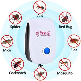 img 3 attached to 🪴 6 Pack Ultrasonic Pest Repellers – Indoor Pest Control Repellent for Mice, Bugs, Cockroaches, Ants, Spiders, Mosquitoes, and Insects – Plug-in Ultrasonic Pest Repellent