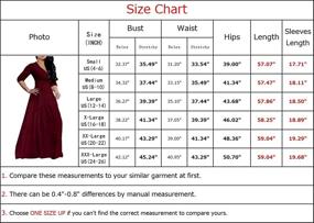img 1 attached to 🌸 JTNFairy Plus Size Women's Casual Floral Print Long Maxi Dress - Plain Party Outfits for Enhanced SEO