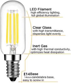 img 1 attached to 💡 Energy-Efficient E14 Bulb 40W: Brilliant 6000K Daylight White Candelabra Light Bulbs