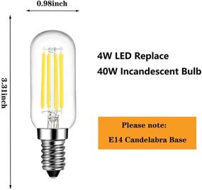 img 2 attached to 💡 Energy-Efficient E14 Bulb 40W: Brilliant 6000K Daylight White Candelabra Light Bulbs