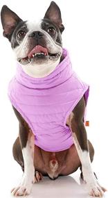 img 1 attached to 🐶Куртка для собак Gooby Puffer Vest - легкая ветровка на молнии с двумя кольцами для поводка - водонепроницаемый свитер-пальто для маленьких собак - одежда для маленьких мальчиков и средних собак для использования в помещении и на открытом воздухе.